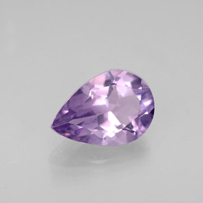 1.06캐럿 천연 바이올렛 아메시스트, 배 모양, 8.7×6 mm, VVS-VS