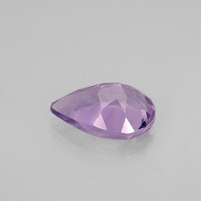 1.06캐럿 천연 바이올렛 아메시스트, 배 모양, 8.7×6 mm, VVS-VS