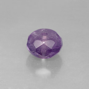2.63캐럿 천연 바이올렛 아메시스트, 투명한, 8.3×8.1 mm, 투명/반투명
