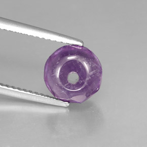2.63캐럿 천연 바이올렛 아메시스트, 투명한, 8.3×8.1 mm, 투명/반투명