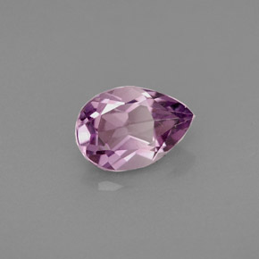 0.93캐럿 천연 바이올렛 아메시스트, 배 모양, 8.2×5.7 mm, VS