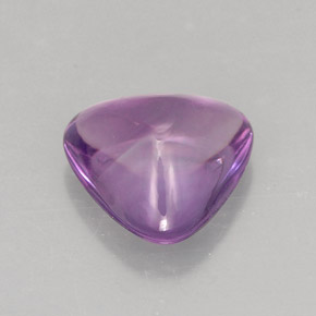 1.27캐럿 천연 바이올렛 아메시스트, 트릴리언, 7.8×7.8 mm, 투명한