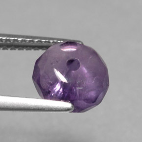 2.47캐럿 천연 바이올렛 아메시스트, 투명한, 8.2×8.1 mm, 투명/반투명