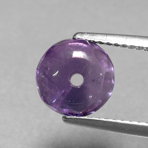 2.47캐럿 천연 바이올렛 아메시스트, 투명한, 8.2×8.1 mm, 투명/반투명
