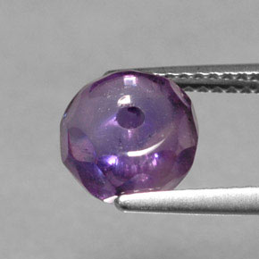 2.50캐럿 천연 바이올렛 아메시스트, 투명한, 8.4×8.4 mm, 투명/반투명