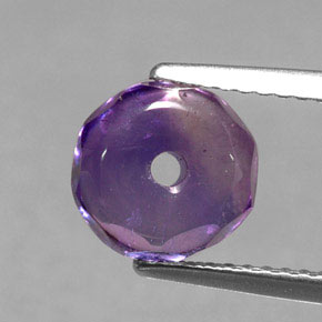 2.50캐럿 천연 바이올렛 아메시스트, 투명한, 8.4×8.4 mm, 투명/반투명