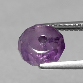 2.34캐럿 천연 바이올렛 아메시스트, 투명한, 8.2×8 mm, 투명/반투명