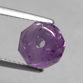 2.34캐럿 천연 바이올렛 아메시스트, 투명한, 8.2×8 mm, 투명/반투명