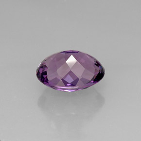 10.58캐럿 천연 바이올렛 아메시스트, 타원형 컷, 15.9×11.8 mm, VVS-VS