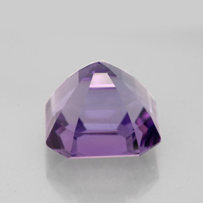5.77캐럿 천연 바이올렛 아메시스트, 에메랄드 컷, 10.6×10.6 mm, VVS