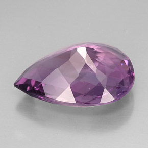 19.04캐럿 천연 퍼플 아메시스트, 배 모양, 22.8×17 mm, VVS