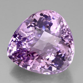 53.61캐럿 천연 바이올렛 아메시스트, 배 모양, 25.9×24.2 mm, IF