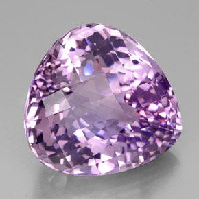 53.61캐럿 천연 바이올렛 아메시스트, 배 모양, 25.9×24.2 mm, IF