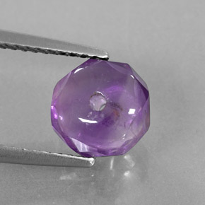 2.51캐럿 천연 바이올렛 아메시스트, 투명한, 8.3×5.2 mm, 투명/반투명