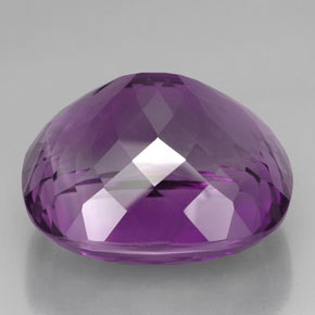 75.39캐럿 천연 바이올렛 아메시스트, 쿠션 컷, 27.3×25 mm, VVS