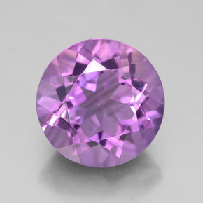 2.70캐럿 천연 바이올렛 아메시스트, 라운드 컷, 9.12 mm, VVS
