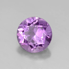 2.56캐럿 천연 바이올렛 아메시스트, 라운드 컷, 8.95 mm, VVS-VS