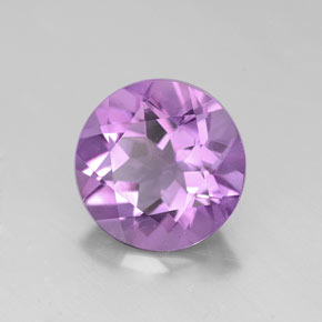 2.17캐럿 천연 바이올렛 아메시스트, 라운드 컷, 9.00 mm, VVS