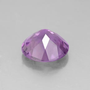 2.17캐럿 천연 바이올렛 아메시스트, 라운드 컷, 9.00 mm, VVS