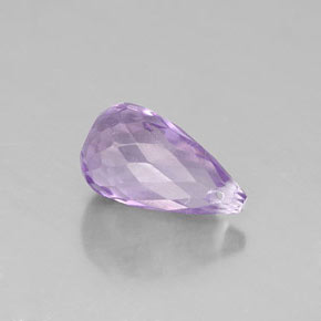 1.45캐럿 천연 바이올렛 아메시스트, 브리올레트, 9.2×5 mm, VVS-VS