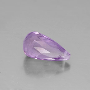 1.38캐럿 천연 바이올렛 아메시스트, 브리올레트, 9.4×5 mm, VS