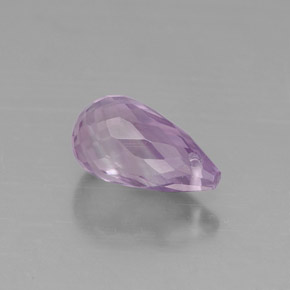 1.42캐럿 천연 바이올렛 아메시스트, 브리올레트, 9.2×5 mm, VVS-VS