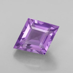 6.47캐럿 천연 바이올렛 아메시스트, 멋진 모양, 15.8×12.6 mm, VVS