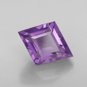 6.47캐럿 천연 바이올렛 아메시스트, 멋진 모양, 15.8×12.6 mm, VVS
