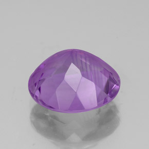 2.90캐럿 천연 바이올렛 아메시스트, 라운드 컷, 9.78 mm, VVS-VS
