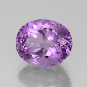 3.95캐럿 천연 바이올렛 아메시스트, 타원형 컷, 10.9×9.1 mm, VS