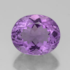 4.76캐럿 천연 바이올렛 아메시스트, 타원형 컷, 11.8×9.8 mm, VS