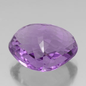 36.79캐럿 천연 바이올렛 아메시스트, 배 모양, 23.6×19.5 mm, VS