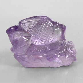 112.80캐럿 천연 바이올렛 아메시스트, 투명한, 36.3×28 mm, 투명/반투명