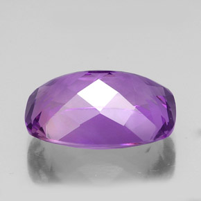 13.68캐럿 천연 퍼플 아메시스트, 쿠션 컷, 18.7×13.1 mm, VVS-VS