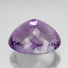 124.50캐럿 천연 바이올렛 아메시스트, 타원형 컷, 34.2×28.6 mm, VVS-VS