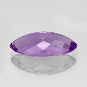 7.64캐럿 천연 바이올렛 아메시스트, 마퀴즈, 20×10.1 mm, VVS
