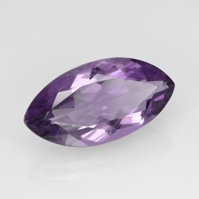 5.95캐럿 천연 바이올렛 아메시스트, 마퀴즈, 17.8×9.4 mm, VS