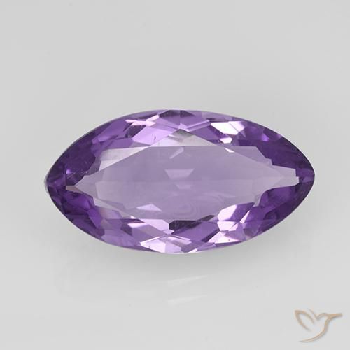 5.94ct 자연스러운 미디엄 바이올렛 자수정, 보석, VS