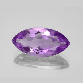 5.58캐럿 천연 바이올렛 아메시스트, 마퀴즈, 18.2×9.1 mm, VS