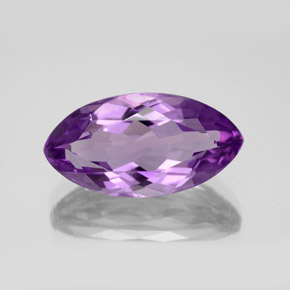 6.72캐럿 천연 비비드 바이올렛 아메시스트, 마퀴즈, 18.1×9.4 mm, VVS-VS