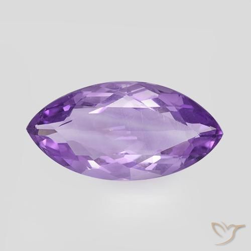 5.35ct 자연스러운 딥 바이올렛 자수정, 보석, VVS-VS