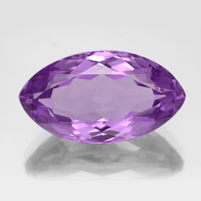 8.97캐럿 천연 바이올렛 아메시스트, 마퀴즈, 19.4×10.8 mm, VVS-VS