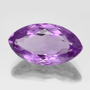 8.97캐럿 천연 바이올렛 아메시스트, 마퀴즈, 19.4×10.8 mm, VVS-VS
