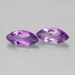 캐럿 천연 바이올렛 아메시스트 보석, 마퀴즈, 10.2×5 mm, VS