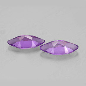 캐럿 천연 바이올렛 아메시스트 보석, 마퀴즈, 10.2×5 mm, VS