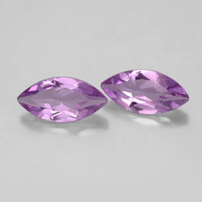 캐럿 천연 바이올렛 아메시스트 보석, 마퀴즈, 10.2×4.9 mm, VS