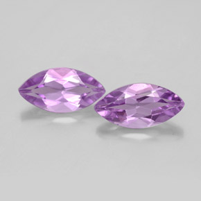 캐럿 천연 바이올렛 아메시스트 보석, 마퀴즈, 9.9×5.1 mm, VS