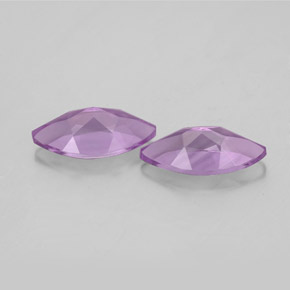캐럿 천연 바이올렛 아메시스트 보석, 마퀴즈, 9.9×5.1 mm, VS