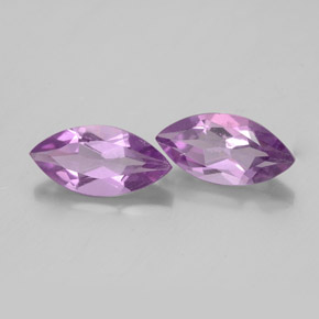 캐럿 천연 바이올렛 아메시스트 보석, 마퀴즈, 10.1×5 mm, VS