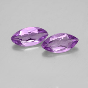 캐럿 천연 바이올렛 아메시스트 보석, 마퀴즈, 9.8×5.1 mm, VS